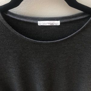 Zara- T-shirt Dress- Gray- Large